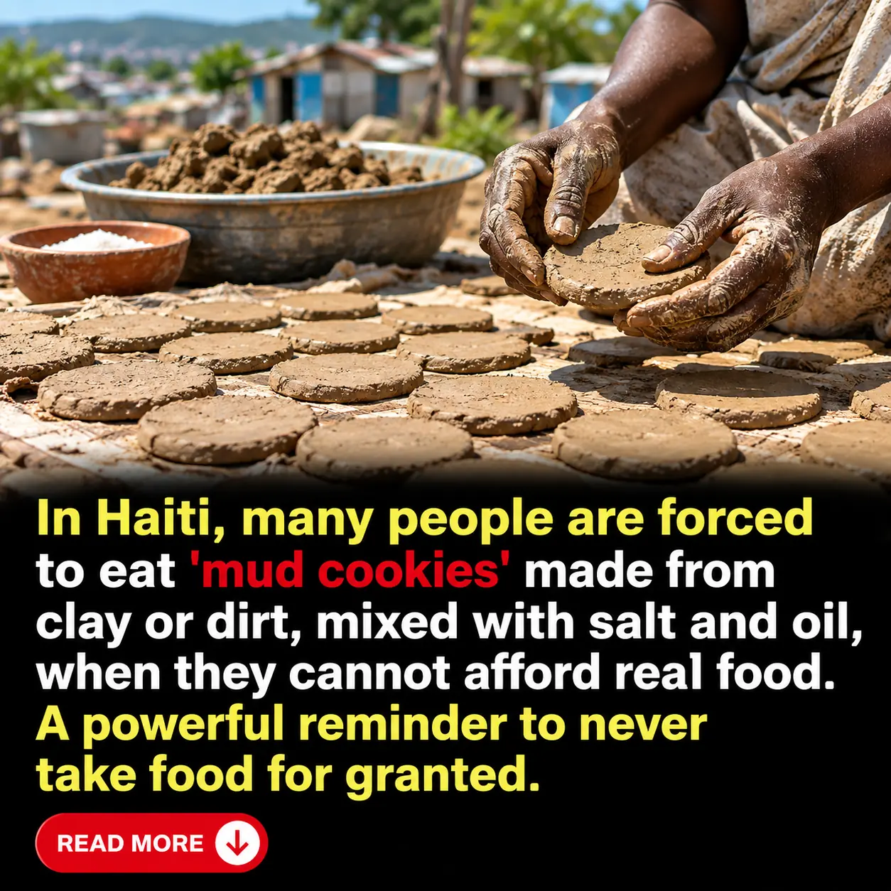 Haiti’s “Mud Cookies”: When Extreme Poverty Turns Dirt Into a Desperate Meal