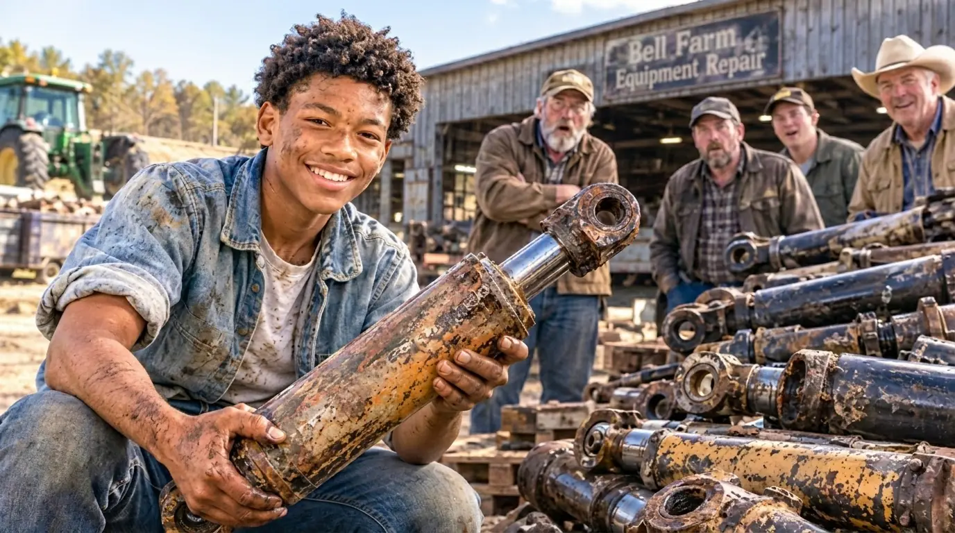 They Gave a Black Boy 120 Dead Hydraulic Cylinders — Until Farmers Stopped Buying New Ones