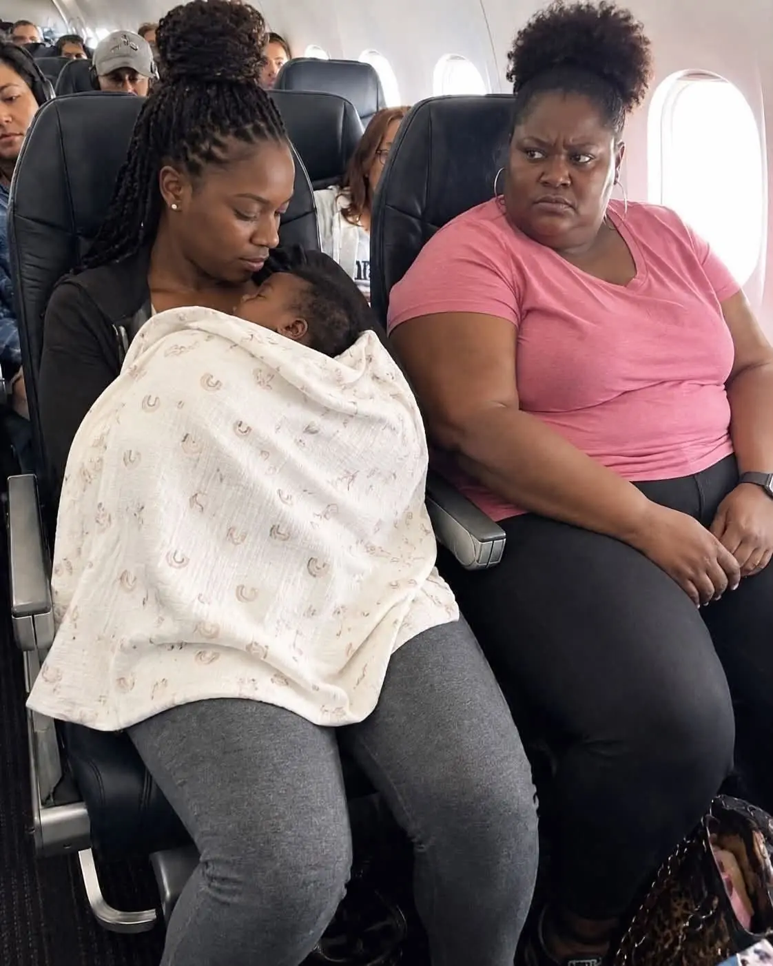 I Was Breastfeeding My 5-Month-Old Baby on a Plane When the Woman Beside Me Suddenly Snapped, “You Should Be Ashamed of Yourself!