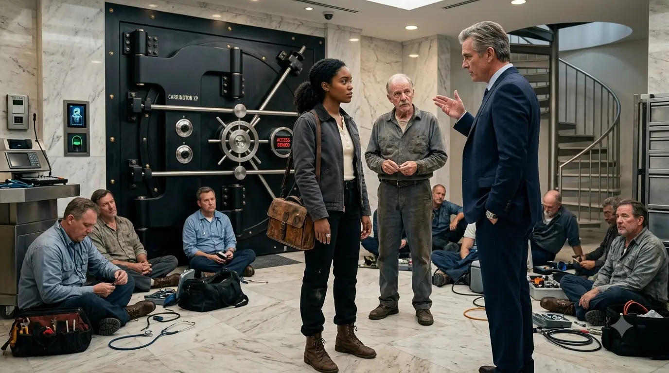 Billionaire Taunts A Girl by His Vault "Daddy Teach You?" — Her One Finger Opens It in 38 Seconds