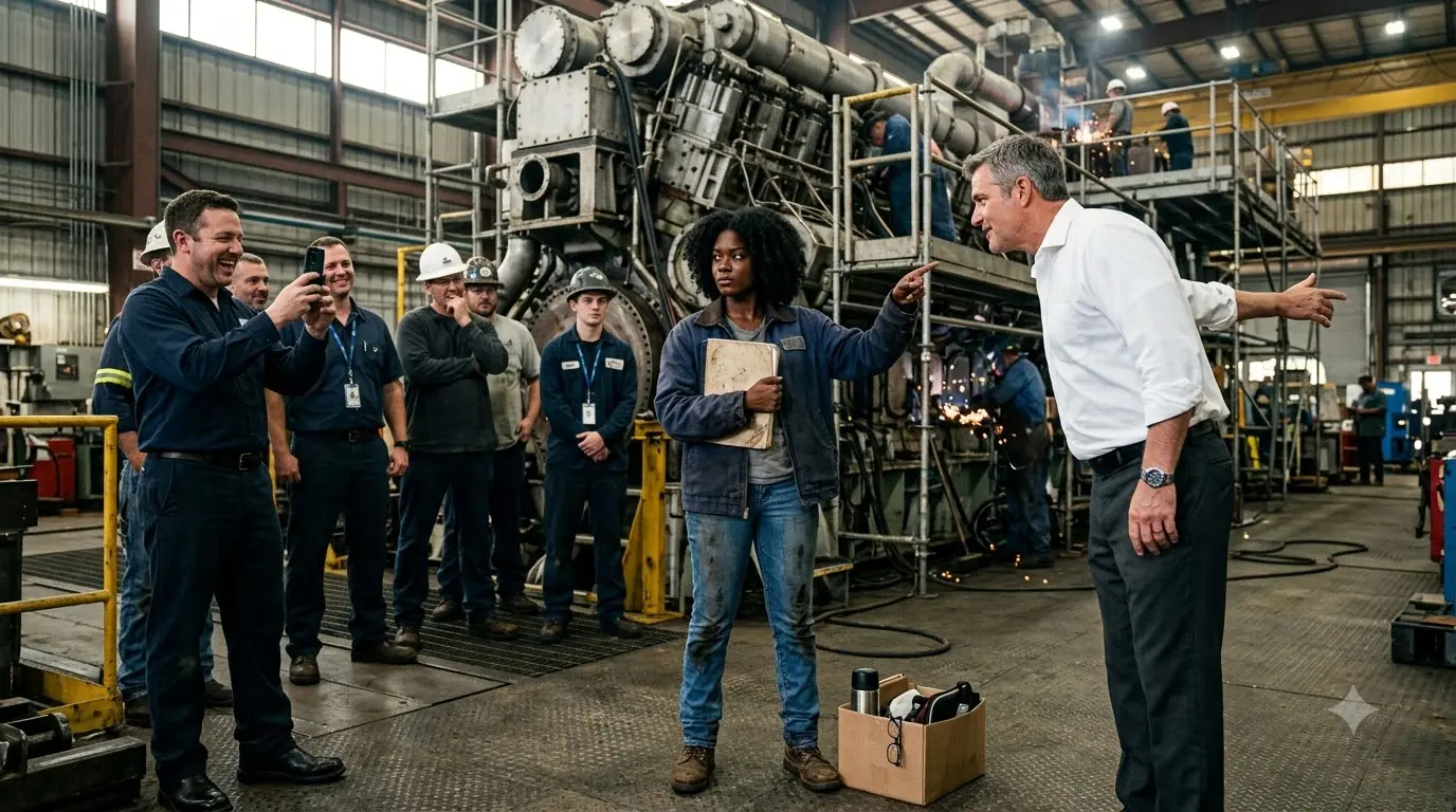 Engineers Said "It's Hopeless" — Then a Janitor's Daughter Made 15-Year-Old Engine Roar Again