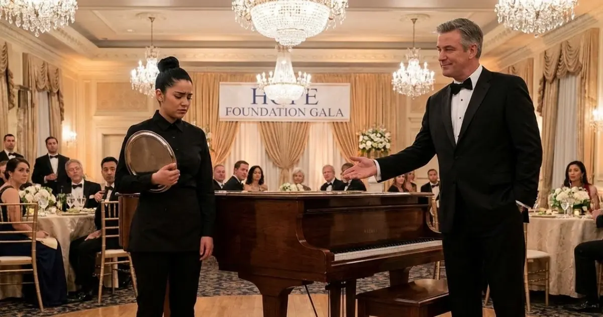 They Forced the Waitress to Play Piano — Moments Later, Her Talent Left the Guests Speechless