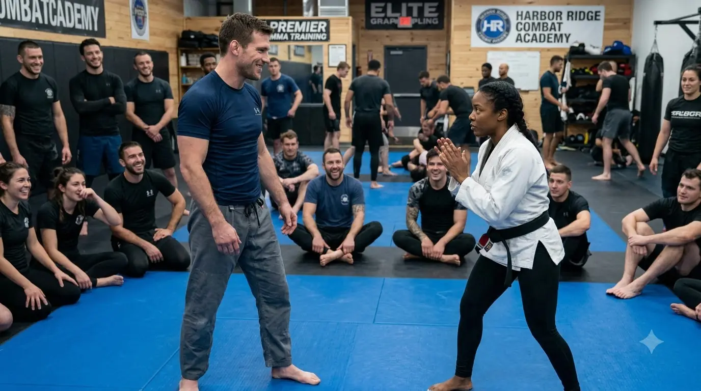 The Black Belt Boasted, “You Can’t Touch Me” — Then She Had His Arm Locked Before He Could React