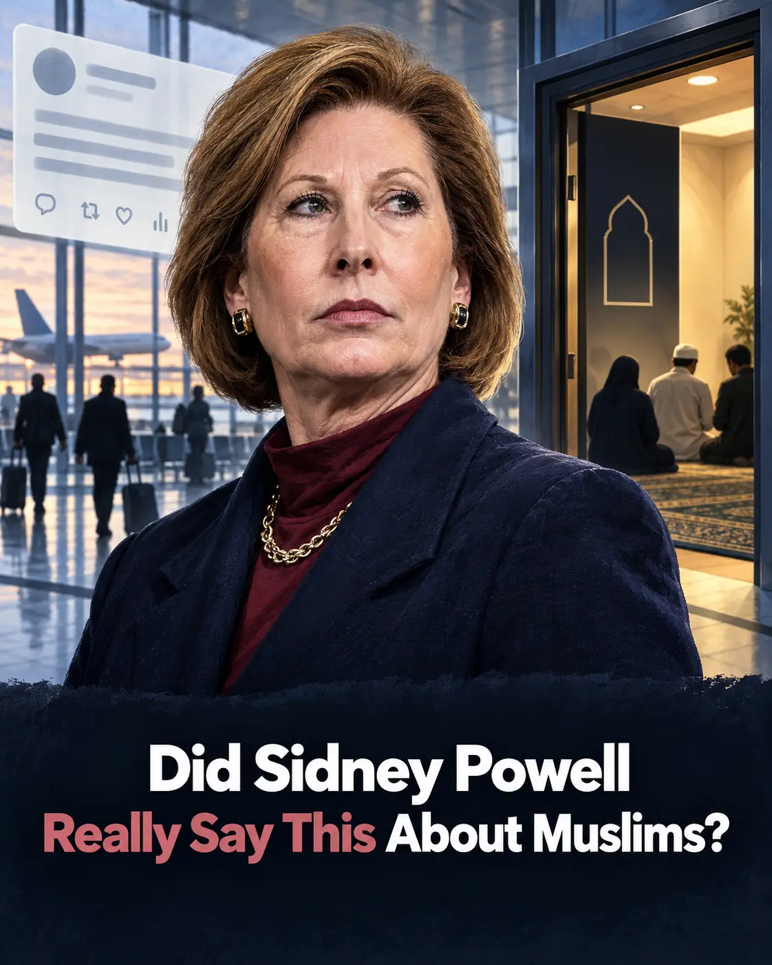 Sidney Powell’s Viral Anti-Muslim Post Is Real — but Its Claims Require Important Context