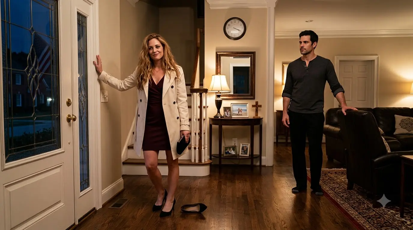 She Came Home at 4:07 A.M. and Told Him Not to Ask — Then the Doorbell Rang Four Hours Later