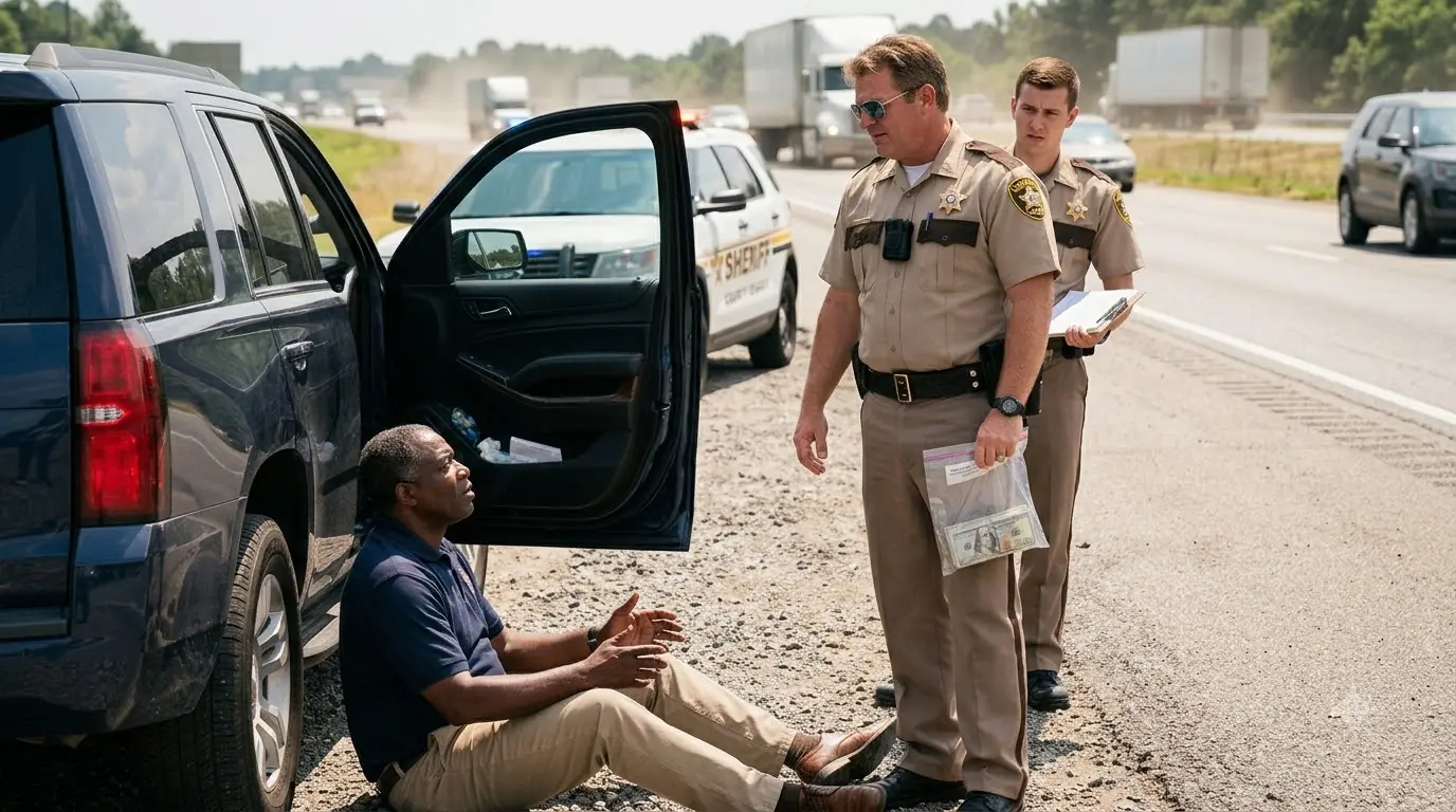 A Deputy Took $2,000 From a Driver on a Rural Highway — Then One Phone Call Changed the Entire County