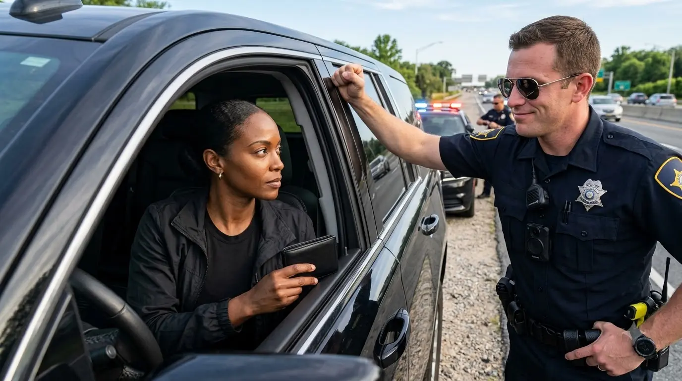 A Routine Traffic Stop Turned Ugly — Then the Radio Call Changed the Roadside