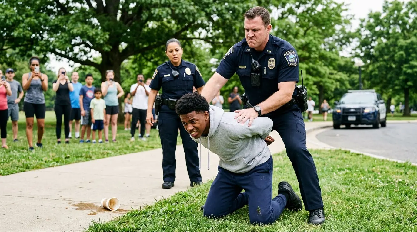 A Teen Was Forced to His Knees in a Public Park — Then a Black SUV Stopped at the Curb
