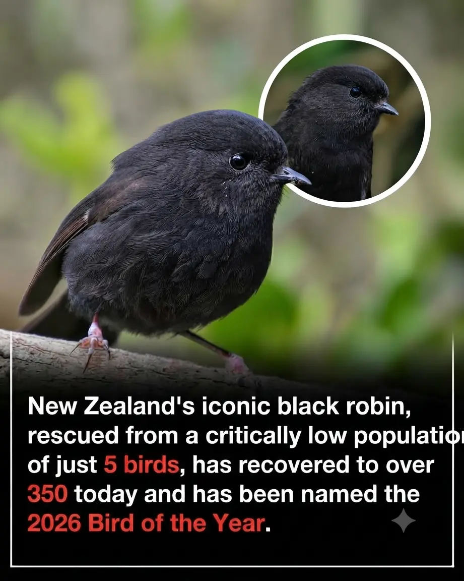 From Just Five Birds to Bird of the Year: The Incredible Survival Story of New Zealand’s Black Robin