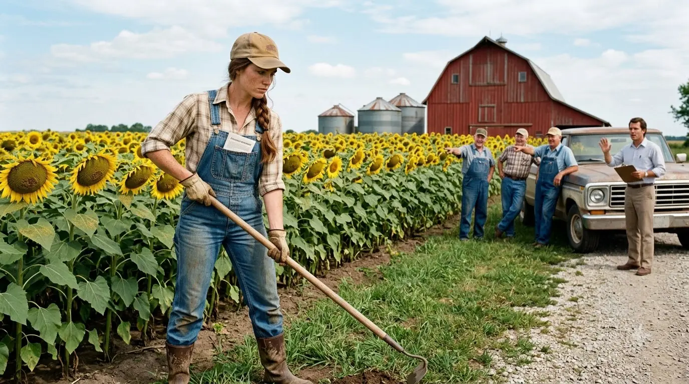 They Laughed at Her 36 Acres of Sunflowers — Then the Harvest Scale Went Silent