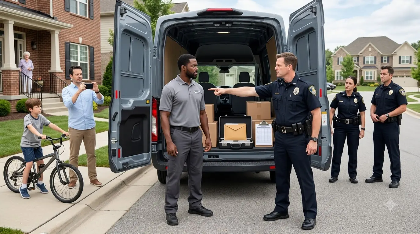Cop Arrests A Delivery Driver For No Reason — Not Knowing Who He Is