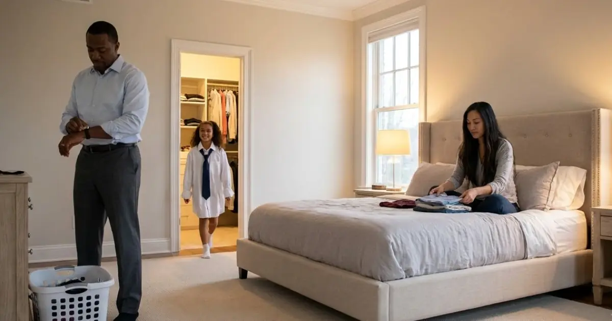 Little Girl Walked Out of the Closet in a Man's Dress Shirt — It Wasn't Her Father's