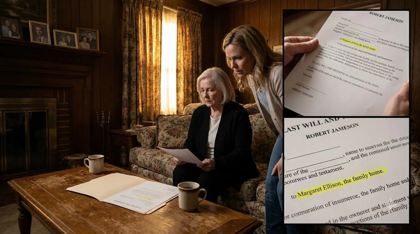 A Widow Opened Her Husband's Will — The House on Maple Went to Margaret Ellison