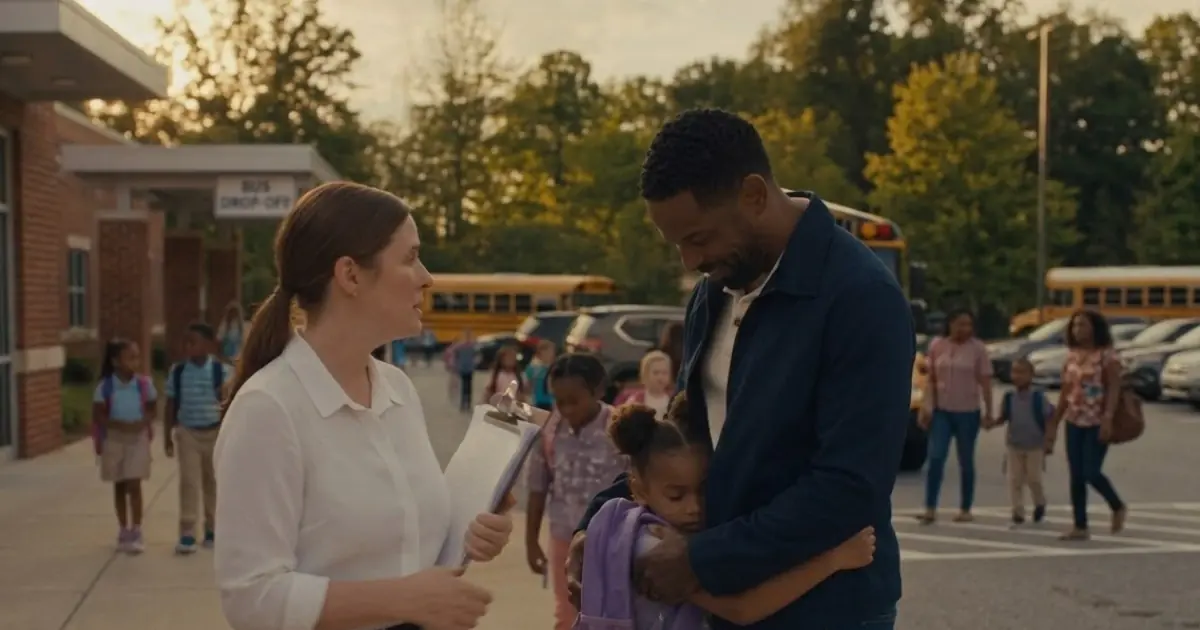 His Daughter Ran Into His Arms at Pickup — Then the Teacher Said Another Man Was on the List