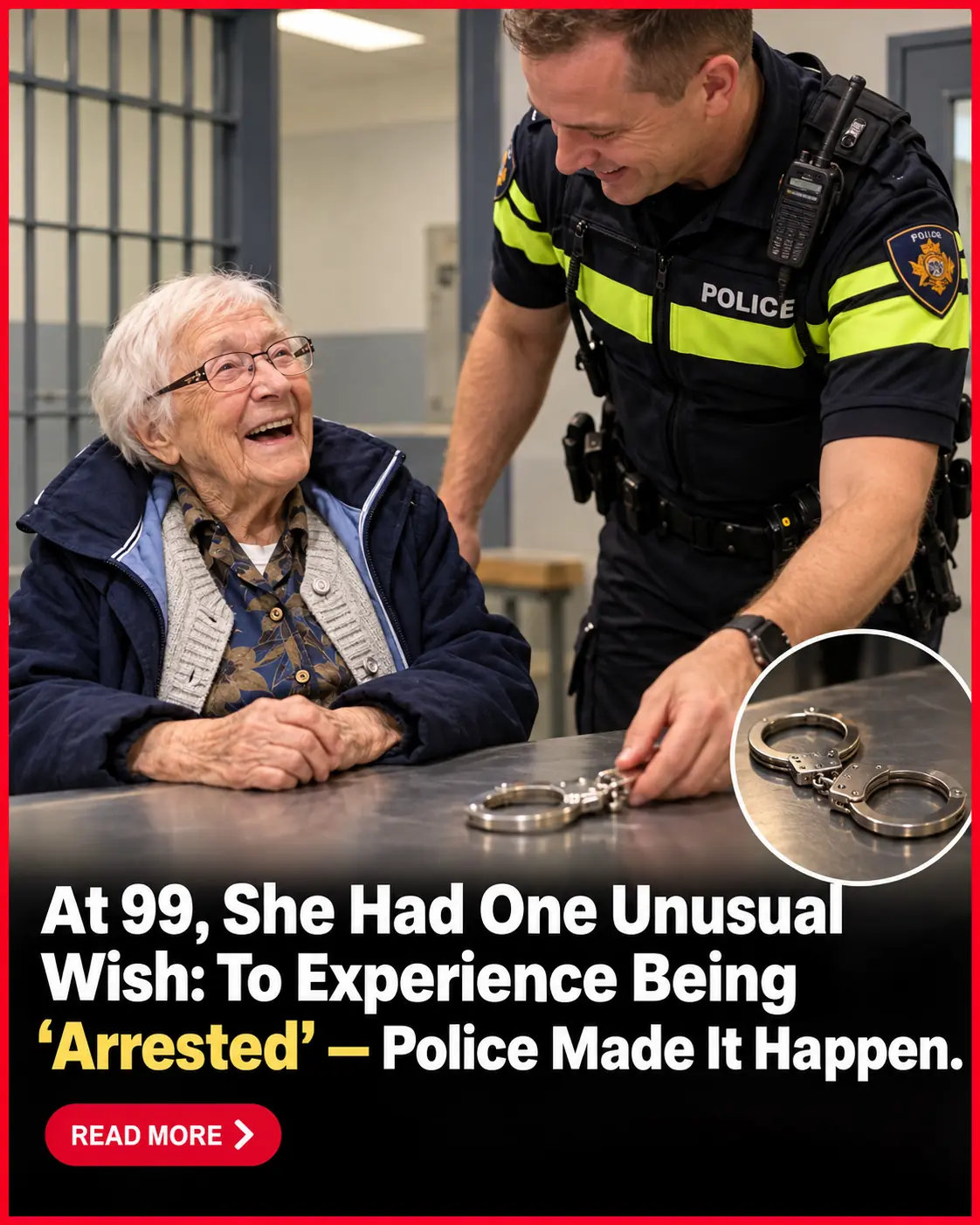 At 99, This Woman Had One Unusual Bucket-List Wish: To Be Arrested