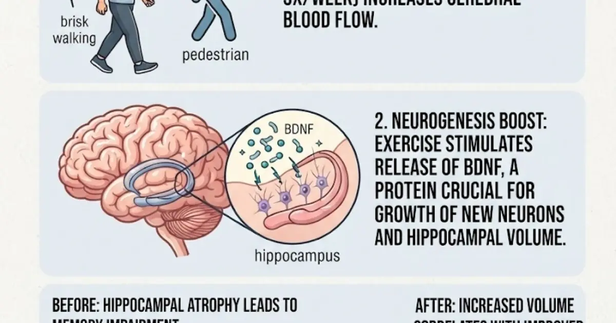 Boosting brain power: How exercise enhances memory and hippocampal size
