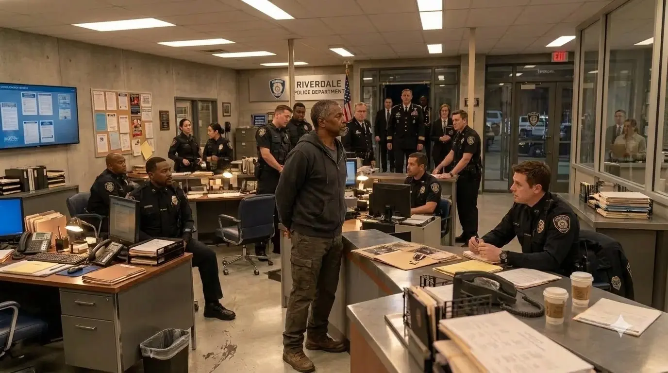 Cops Arrested a Quiet Black Man — Then One Command Made the Entire Station Stand at Attention