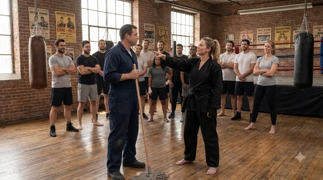 “One Punch - Prove It!” A Female Black Belt Challenged a Single Dad - What Happened Next Left Everyone Stunned