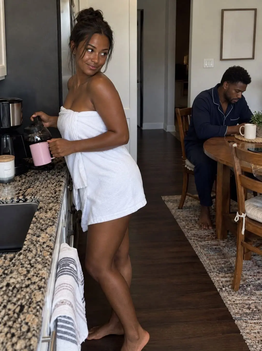 My Sister Kept Walking Around My Husband in Just a Towel and Called It a ‘Test’ – Then One Day, He Did Something That Made Her Turn Bright Red
