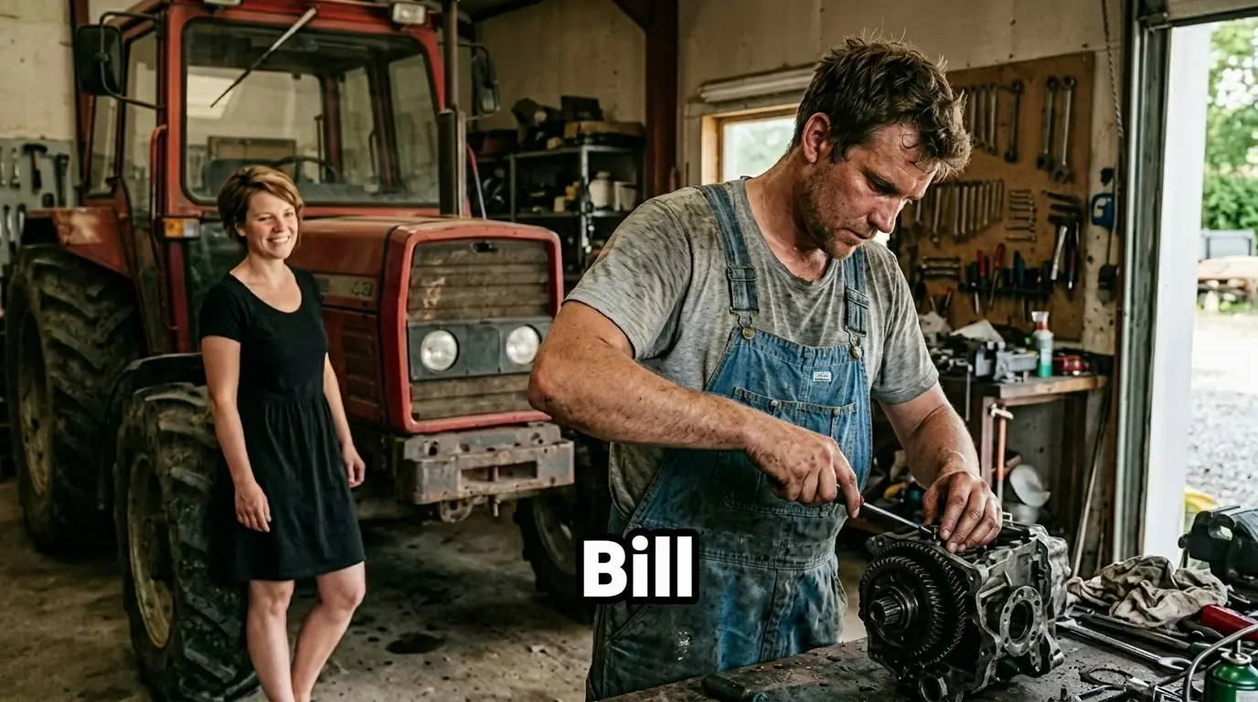Struggling Mechanic Fixes Woman’s Tractor — Unaware She’s the Richest Farmer in America