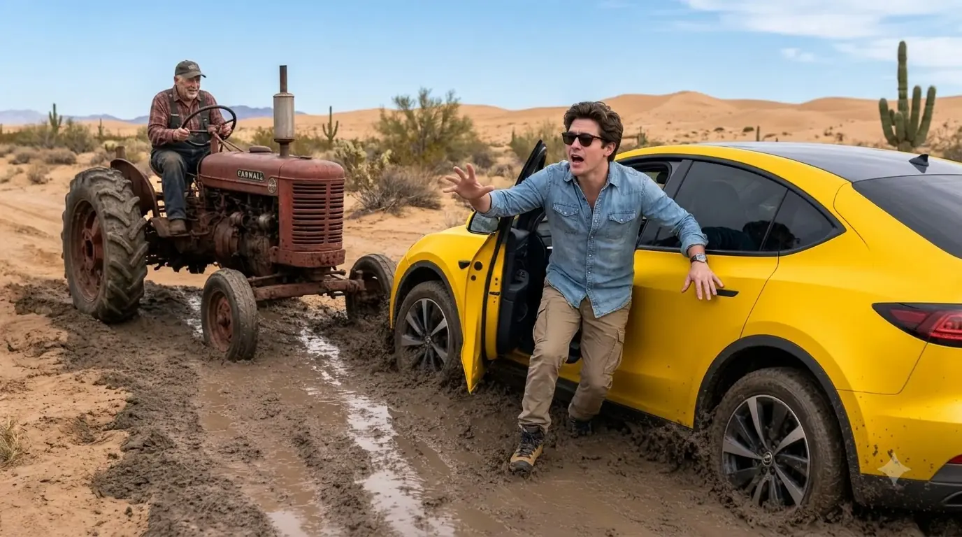 Tech Billionaire Scoffed at the 1948 Farmall Before Driving Into the Tide — Then the Old Farmer Pointed Toward Three Cedar Stakes