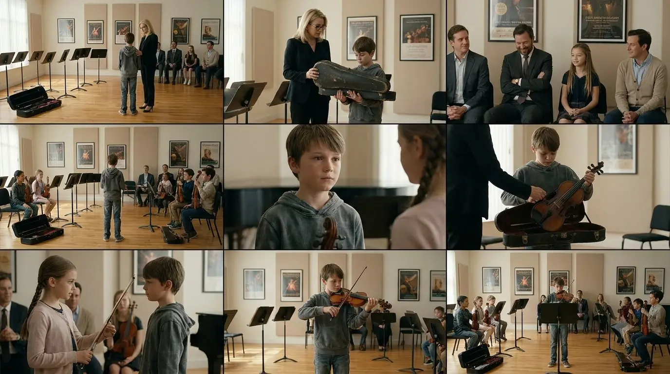 “That Case Looks Older Than He Is” — The Eleven-Year-Old Opened It Anyway in Front of the Advanced Class