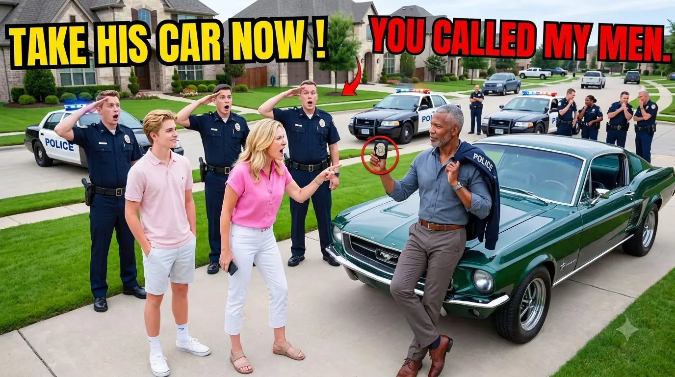 HOA Karen Sent Cops To Take My Mustang For Her Son — They Saluted Me, Their Own Police Chief