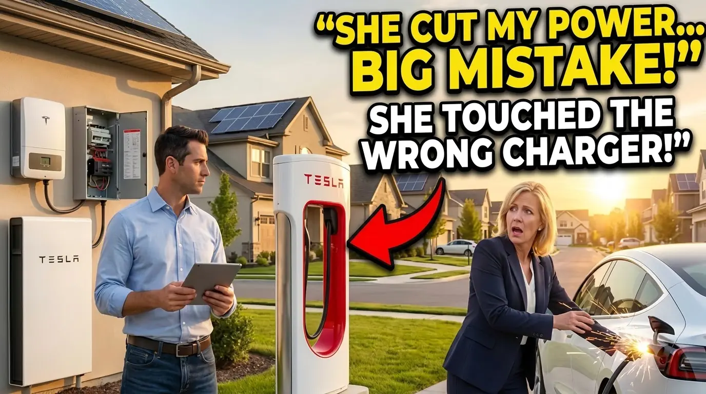 HOA - Karen kept plugging Tesla into my solar grid, so I set the voltage to maximum and watched her