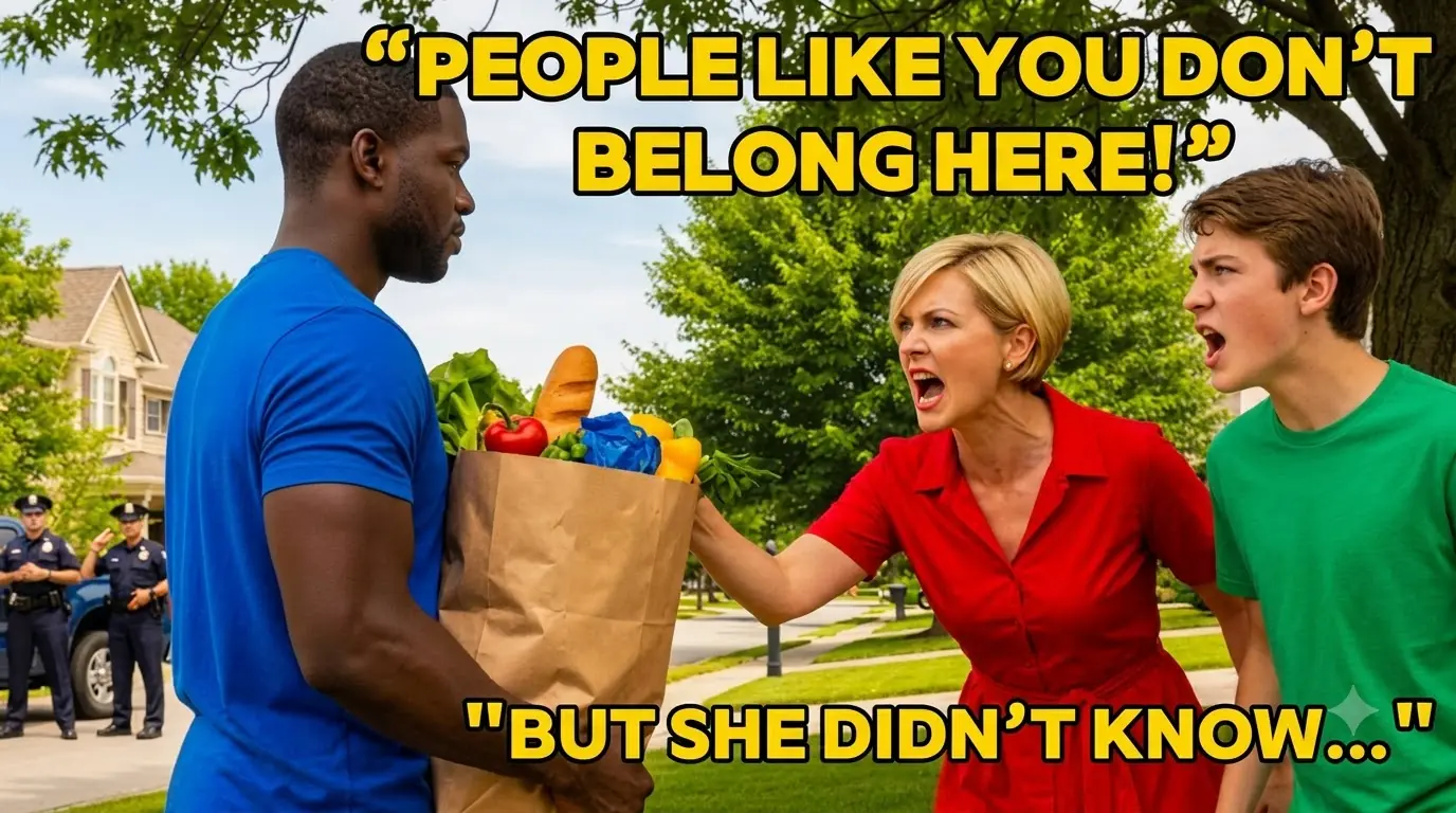 Karen’s Racist Son Tried to Steal My Groceries—She Called the Cops, But I’m the Police Commander!