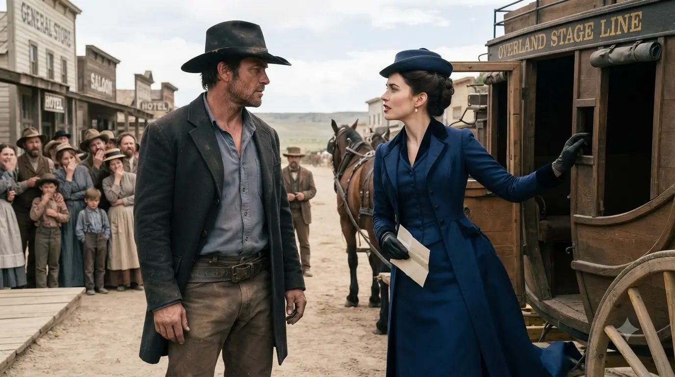 He Asked for a Plain Mail-Order Bride — Then the Woman From the Stagecoach Handed Him His Mother’s Secret