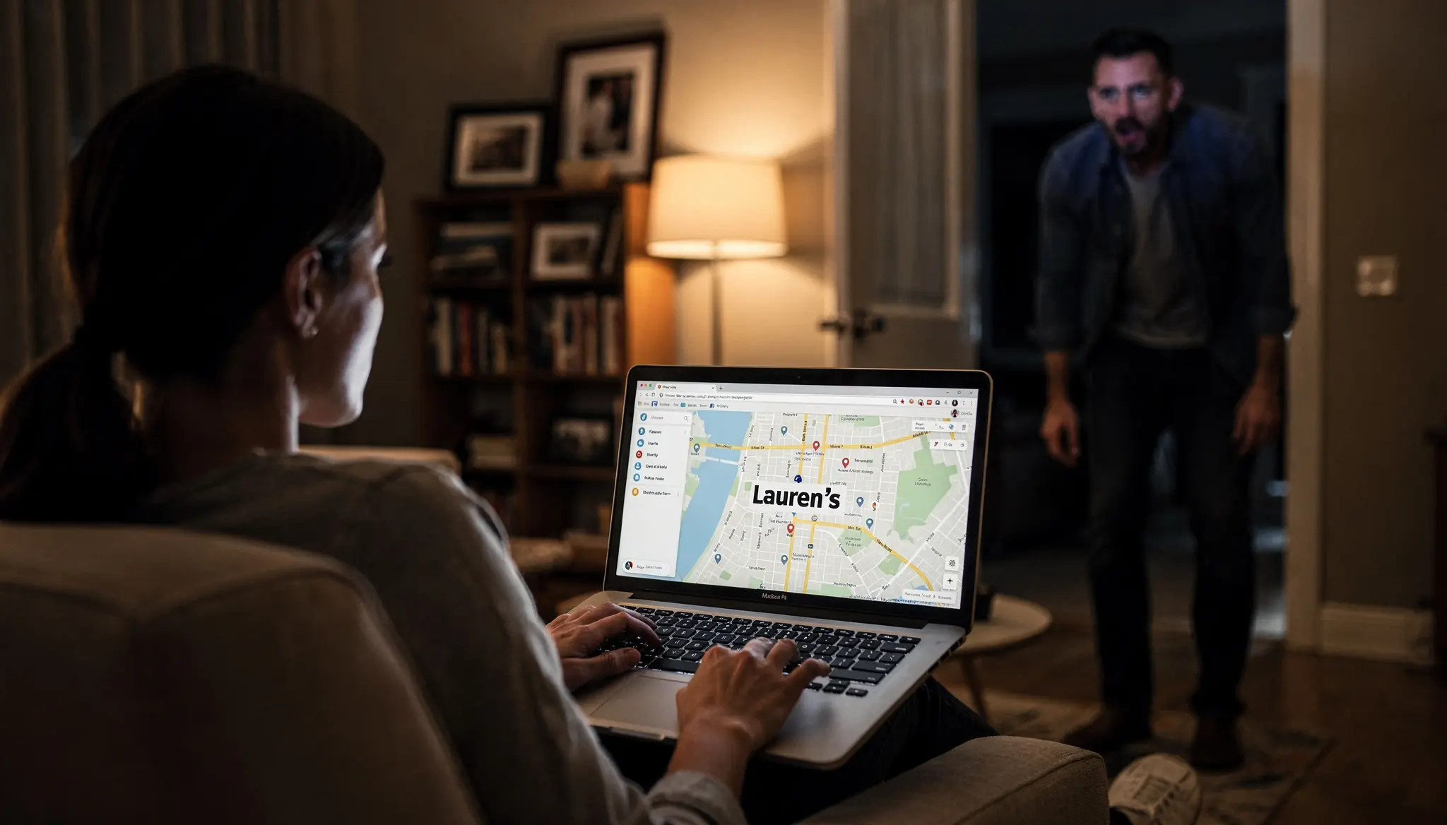 She Found “Lauren’s” in Her Husband’s Saved Destinations — His Face Changed When He Saw the Laptop