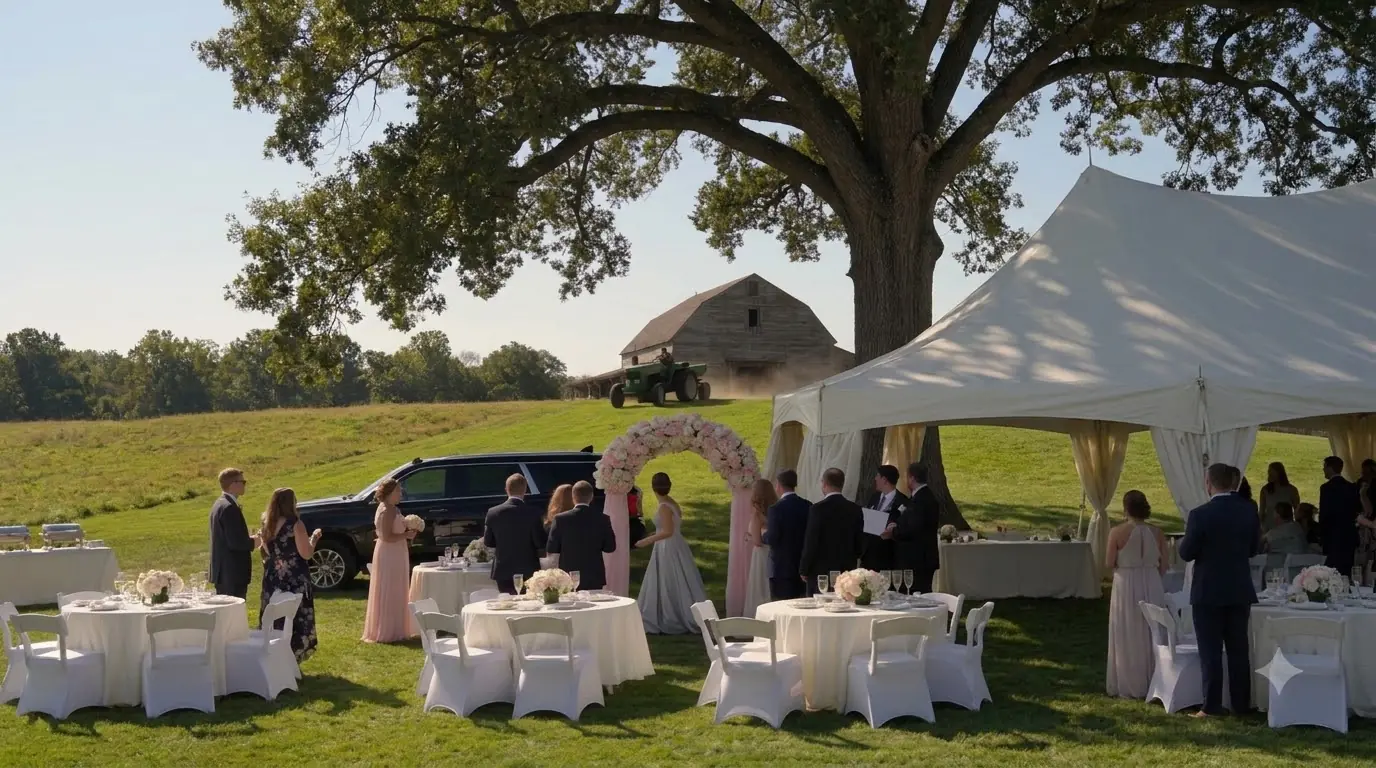HOA President Claimed a Farmer’s Hilltop for a Wedding — Then He Fired Up His Tractor