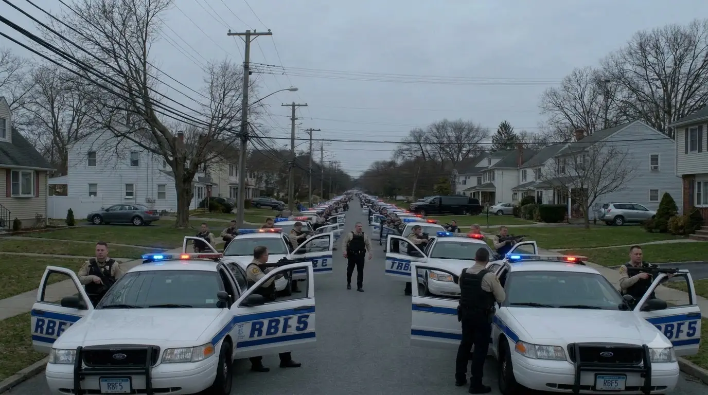 50 Cops Came for the Black Man Everyone Looked Down On — Then He Made One Call