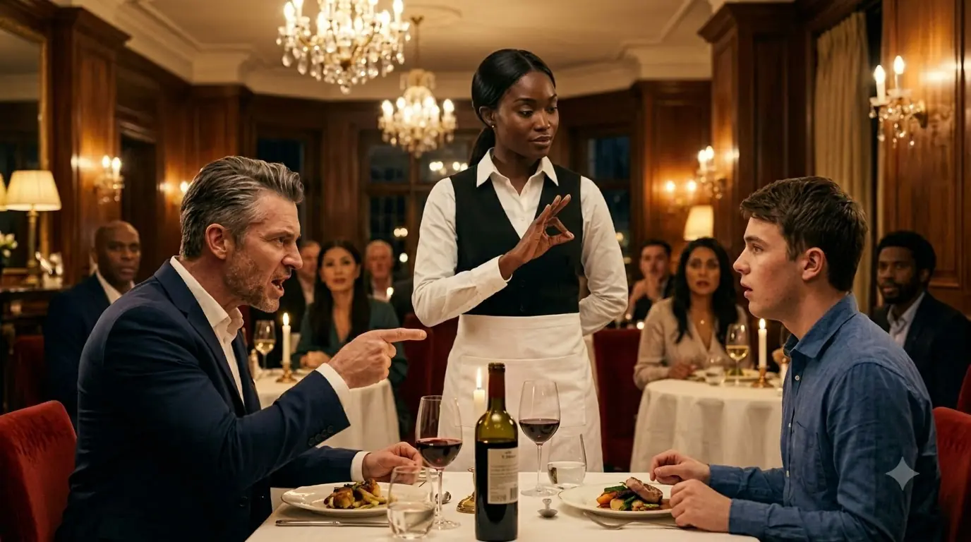 TALK TO MY DEAF SON!” — Mocked the Arrogant Billionaire… But the Waitress Shut Him Up