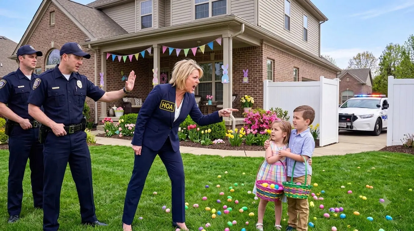 HOA Karen Calls 911 On Neighbor Kids Celebrating Easter, Gets Arrested Instead!