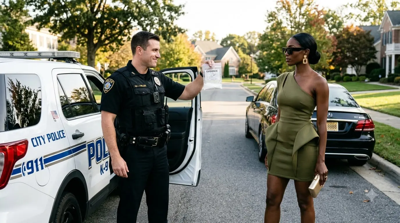 The Officer Claimed He Found Drugs in Her Car — Then Dispatch Identified the Woman He Stopped