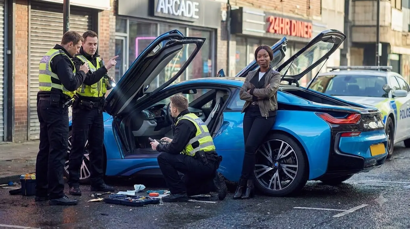 Three Cops Tore Apart a Black Girl’s Supercar — Then She Smiled and Said, “Keep Going”