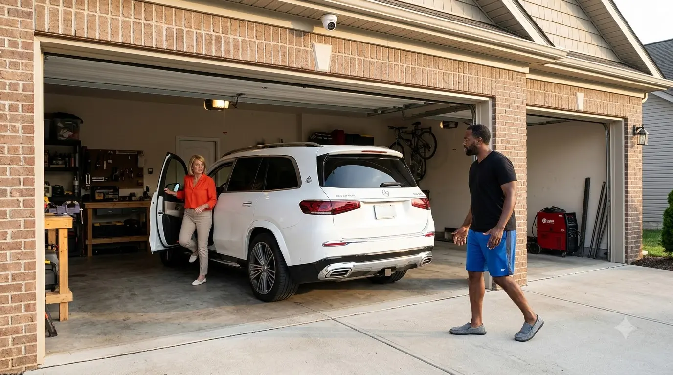 HOA Woman Parked Her Maybach in His Garage — Then He Reached for the Garage Remote