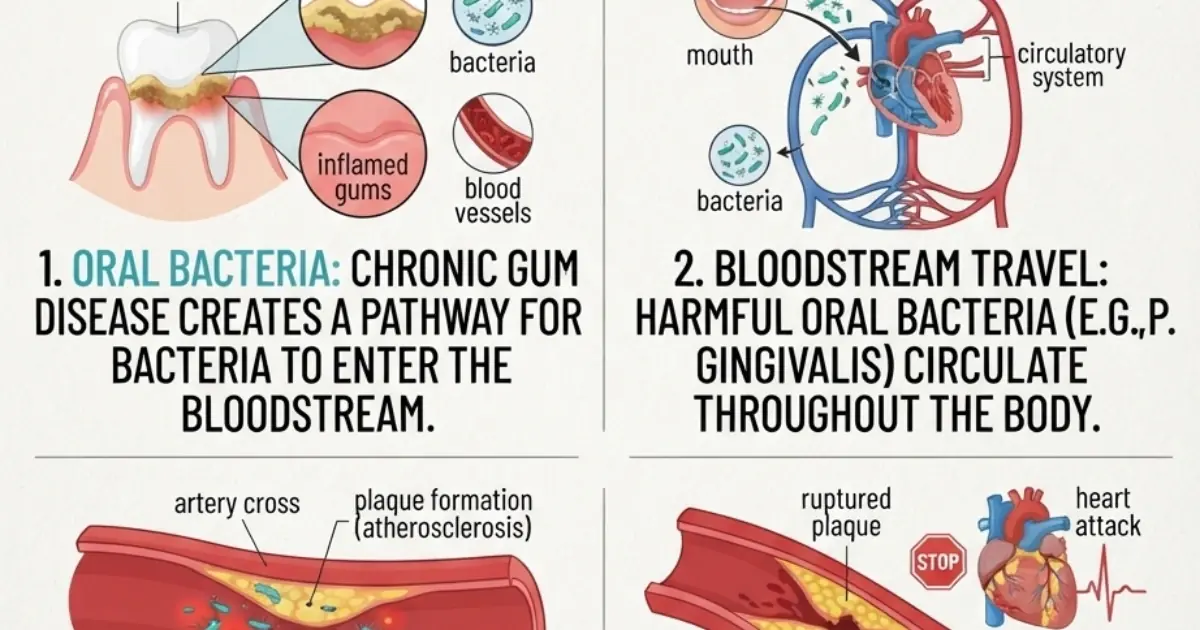 Scientists discover ‘stealth bacteria’ from your mouth are hiding in your arteries and triggering heart attacks