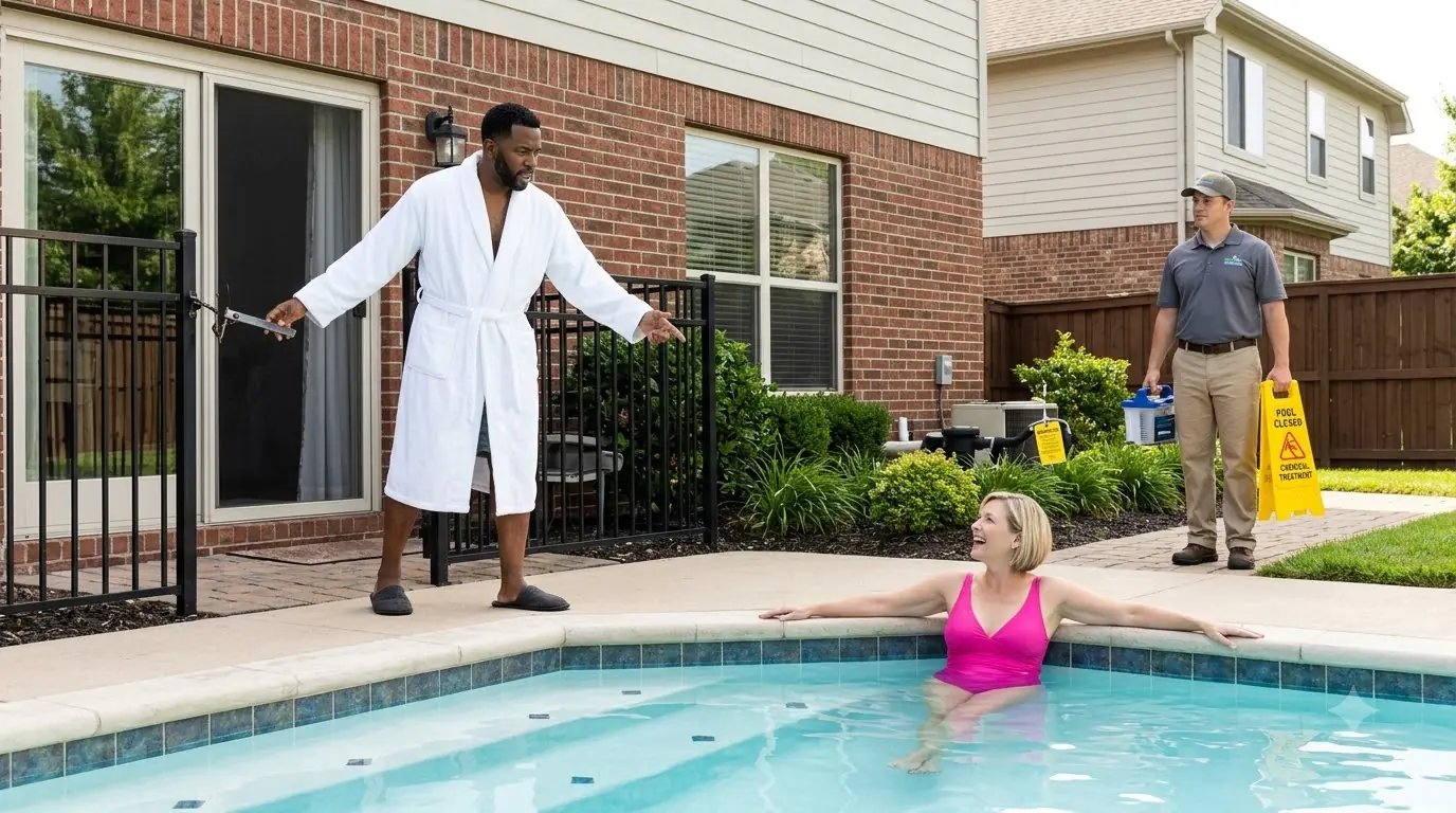 HOA President Broke Into His Private Pool — Then She Learned Why the Water Was Closed