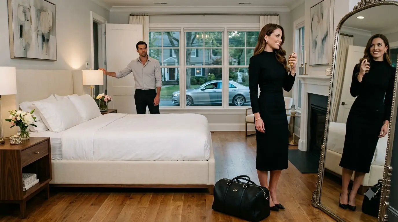 She Packed an Overnight Bag for Another Man — Her Husband Quietly Stopped Waiting for Her