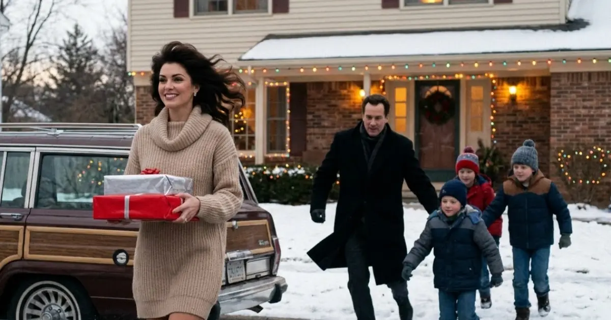 She Ran Into the Snow With Two Presents Her Father Had Hidden for Christmas — Then 3 Kids Started a Snowball War