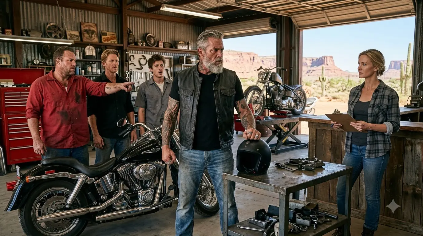 “Who Fixed My Harley?” The Hells Angel Asked — Everyone Pointed at the Woman They Ignored