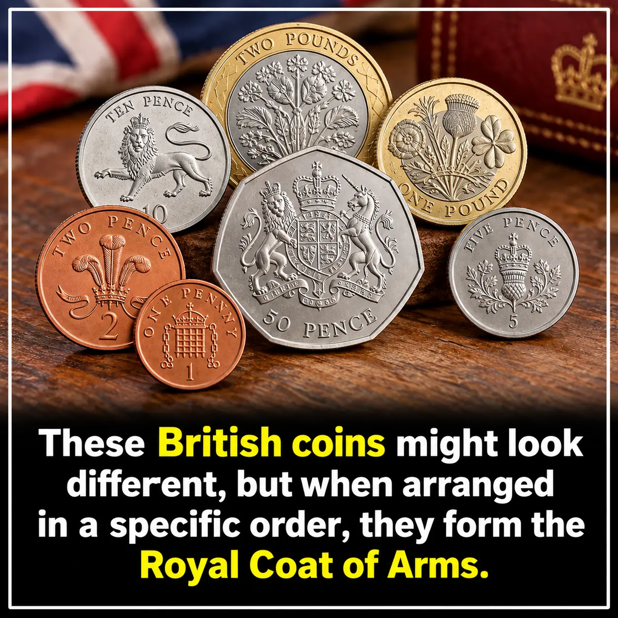 The Hidden Puzzle in British Coins: Six Pieces That Form the Royal Shield