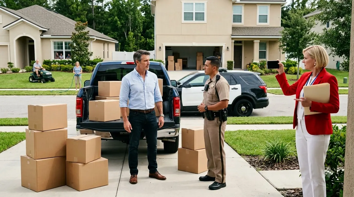 HOA Called Police on the New Neighbor in His Own Driveway — Not Knowing He's the New Judge