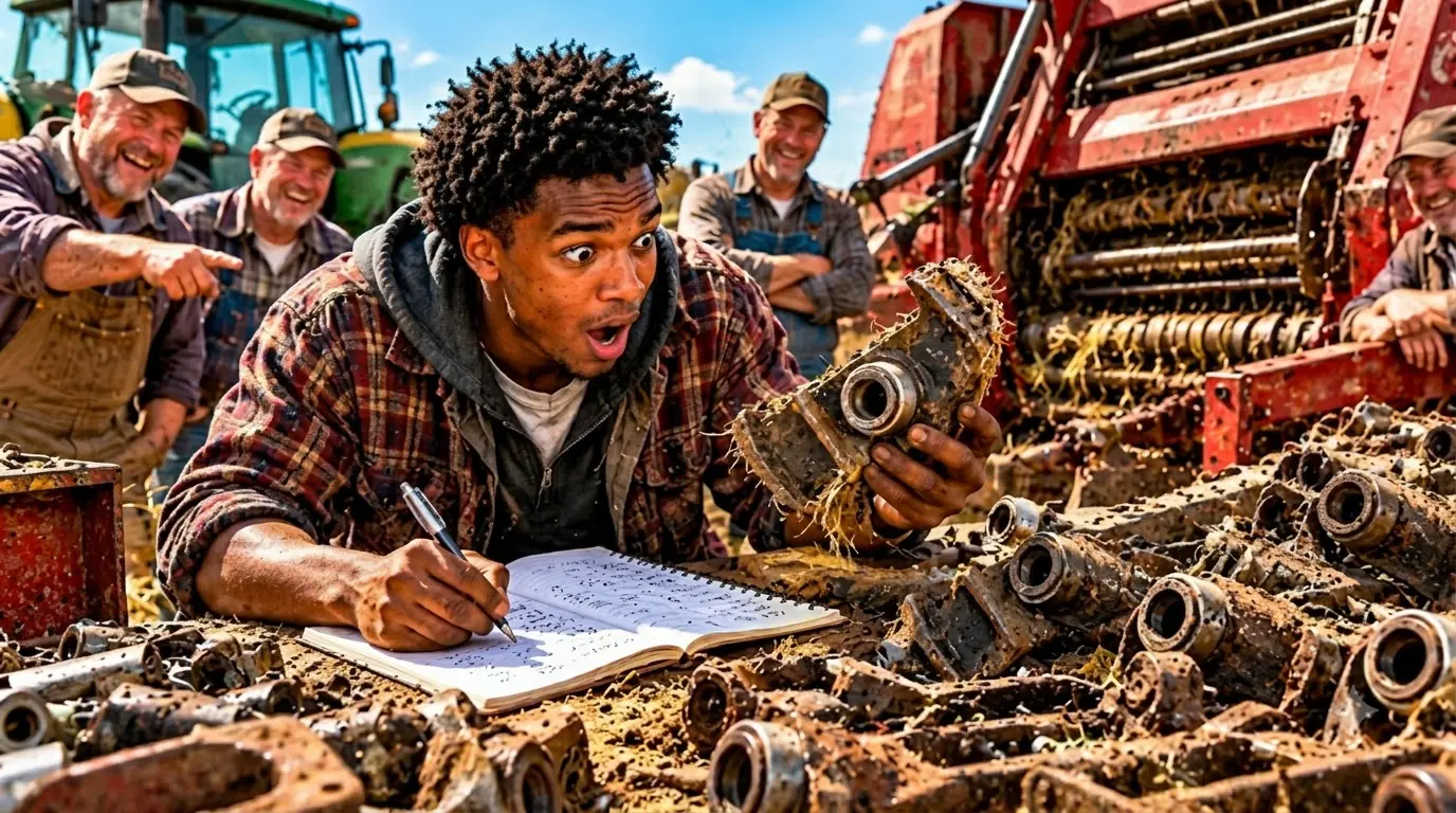 Farmers Kept Breaking the Same Baler Part — Until a Black Boy Started Writing Down When It Failed