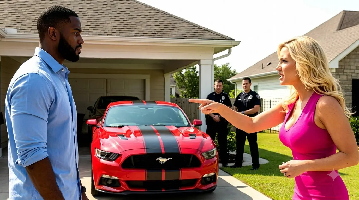 HOA Karen Targets a Black Neighbor Over His Own Mustang — Then Her 911 Call Backfires