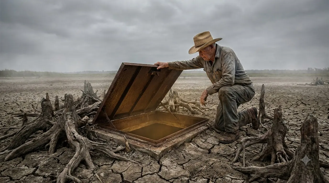 A Florida Farmer Found a Hidden Hatch After the Swamp Dried Up — Then He Saw His Grandfather’s Warning