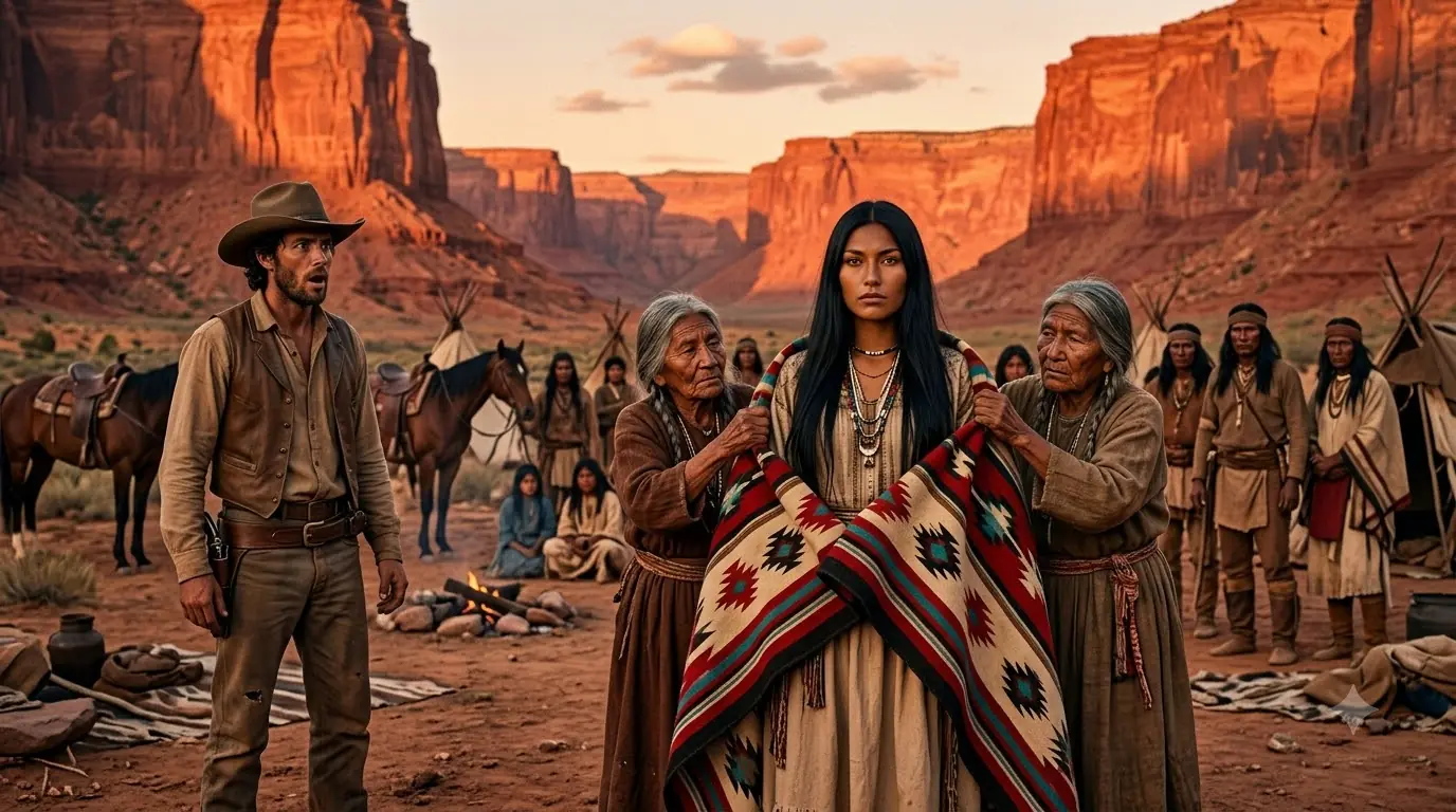 He Agreed to Marry the Woman Hidden Beneath the Blanket — Then the Apache Chief Revealed Why Every Warrior Had Walked Away