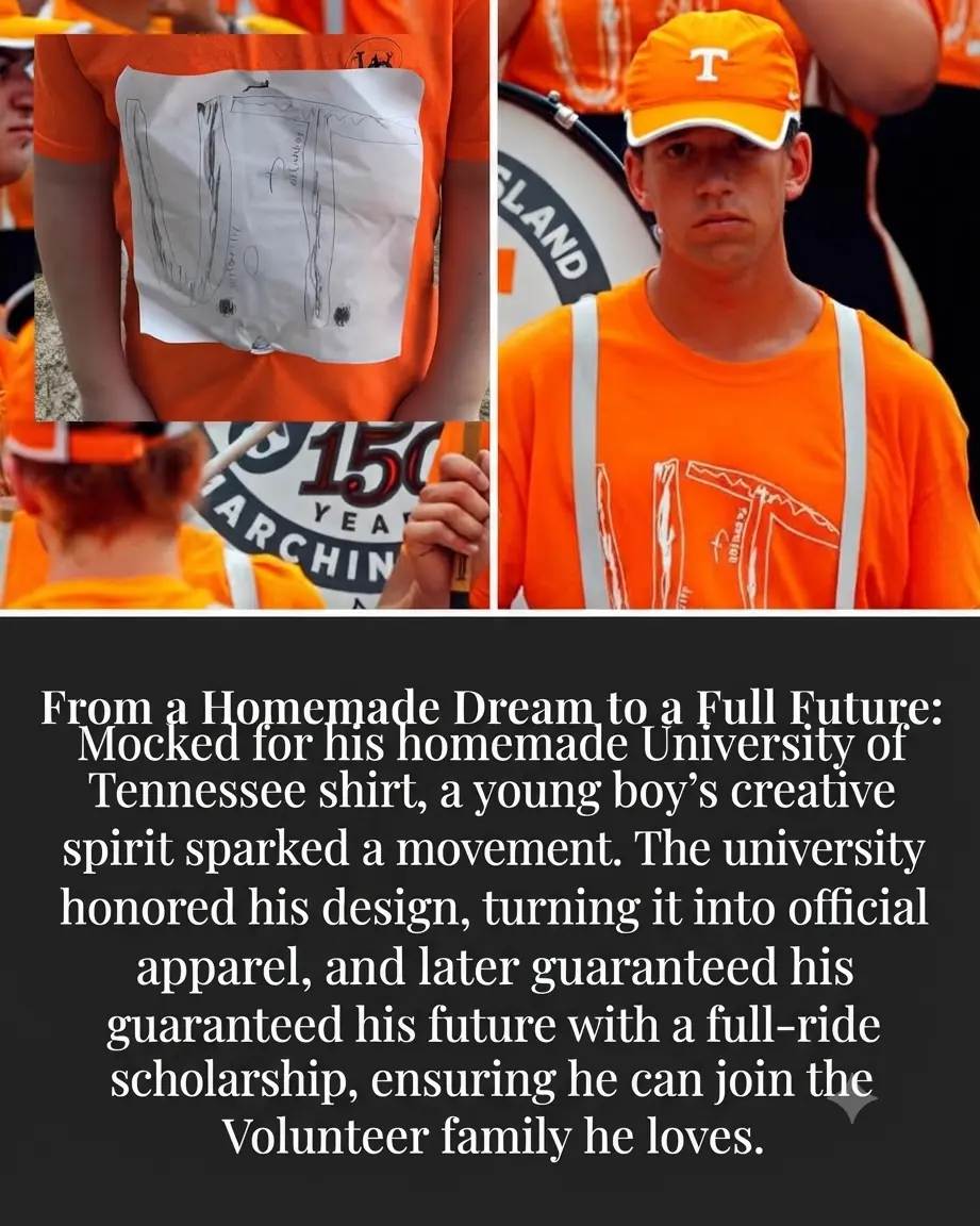 He Was Mocked for His Homemade Tennessee Shirt. Then the University Turned It Into a Symbol of Kindness